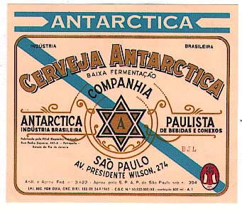 Rotulo Cerveja Antartica