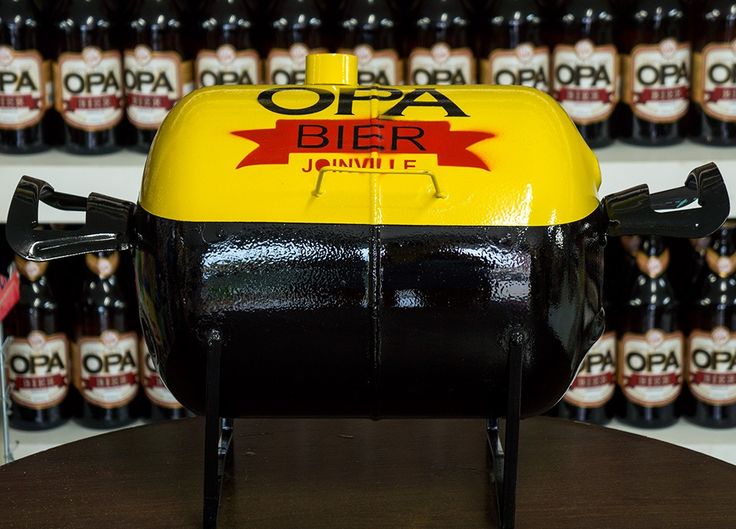 mini churrasqueira presente ideal para apreciadores de cerveja