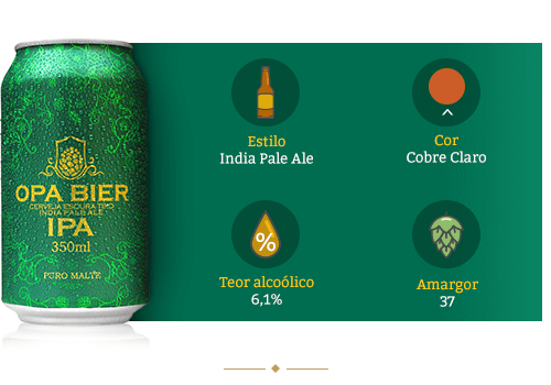cerveja india pale ale OPA BIER lata