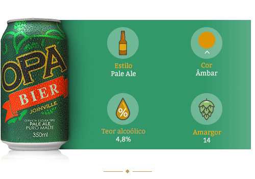 cerveja pale ale OPA BIER lata