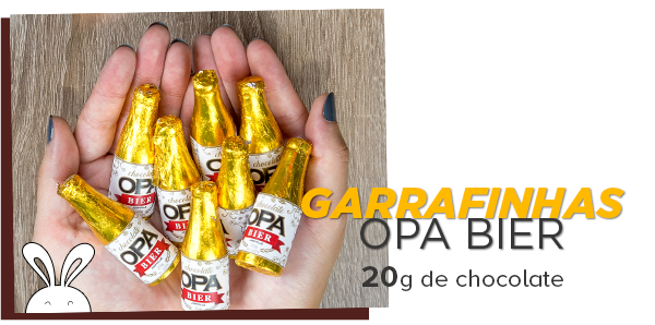 garrafinhas OPA BIER chocolate páscoa