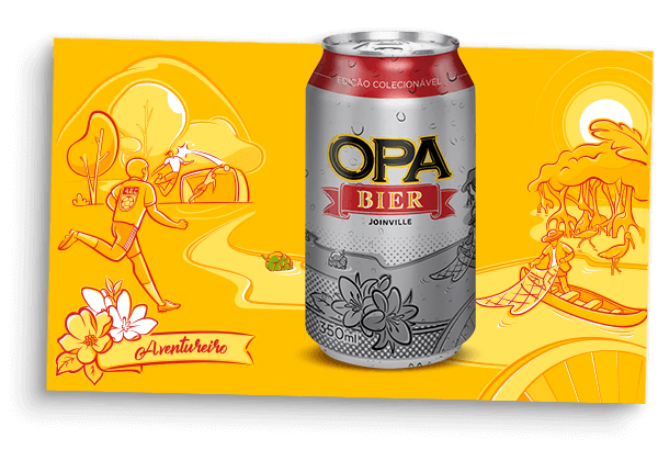 lata OPA BIER bairro aventureiro joinville