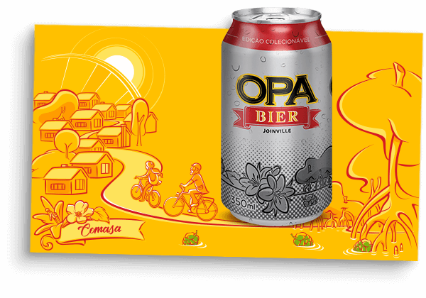 lata OPA BIER bairro comasa joinville