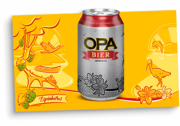 lata OPA BIER bairro espinheiros joinville