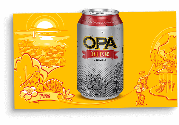 lata OPA BIER bairro iririú joinville