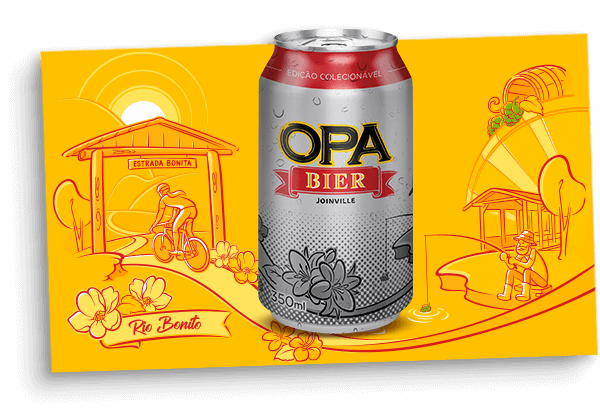 lata OPA BIER rio bonito