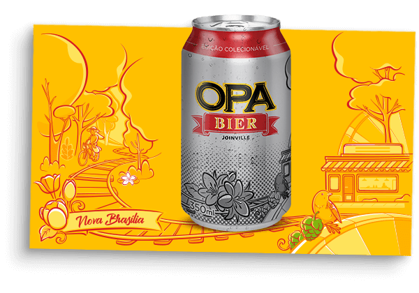 lata OPA BIER Nova Brasília joinville sc
