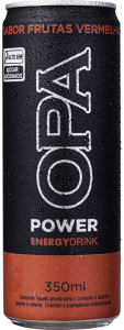OPA POWER Energy Drink – Frutas Vermelhas