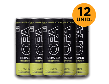 OPA POWER Energy Drink -Frutas Tropicais / Dúzias Catálogo