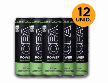 OPA POWER Energy Drink – Maçã Verde  / Dúzias Catálogo